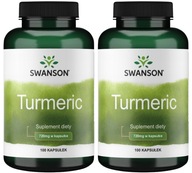 Swanson Turmeric 720mg 2x100kaps. Chuť do jedla Demencia Trávenie Cirkulácia