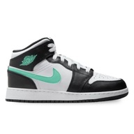 Nike kožené pánske športové topánky Air Jordan 1 Mid biele veľkosť 44