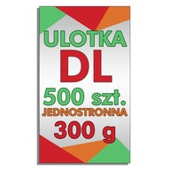 Ulotka DL 500 szt. jednostronna, VOUCHER BON 300g