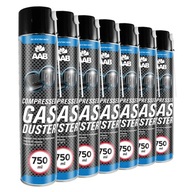 7x AABCOOLING STLAČENÝ VZDUCH 750 ml + 14x RÚRKA