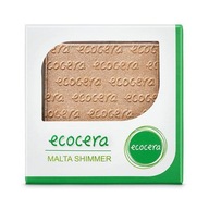 Ecocera, Shimmer Powder puder prasowany rozświetlający Malta 10g