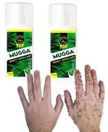 Zestaw 2x spray na komary kleszcze i owady preparat MUGGA 9,5% DEET 75ml