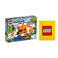 LEGO MINECRAFT č. 21178 - Biotop líšok + Darčeková taška LEGO