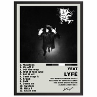 Yeat LYFE Plagát Obrázok s albumom v rámčeku Darček