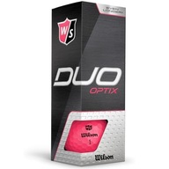 Golflabdák WS DUO OPTIX rózsaszín matt, 3 db