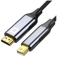 CO2 KÁBEL MINI DISPLAYPORT HDMI 2.0 KÁBEL MINI DP HD 240HZ 4K 60HZ HDR 1M