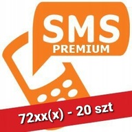 SMS Premium na numer 72xx(x) - 20 szt