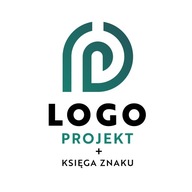 Projekt logo firmy logotyp projektowanie księga zn