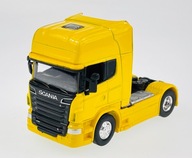 WELLY SCANIA V8 R730 ŻÓŁTY 1:64 CIĘŻARÓWKA TIR NOWY MODEL METAL