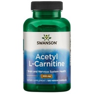 Swanson Acetyl L-Carnitine 500mg 100 cvaps