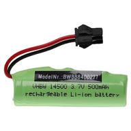 Batéria pre vozidlá na diaľkové ovládanie 500mAh 3.7V Li-Ion