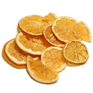 Pomarańcza suszone plastry krążki do dekoracji
