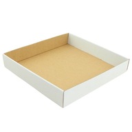 Tacka na CIASTO biała 40x40x5 cm tekturowa karton pudełko na TORT CIASTKA