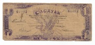 FILIPINY CAGAYAN 1 PESO PS187 (8777)