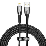 BASEUS kabel USB A do Apple Lightning 2,4A Glimmer Series CADH000301 2m
