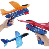 Letecká hračka Pištoľ na vypúšťanie lietadiel z peny