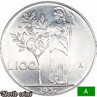 100 LIR 1957 WŁOCHY