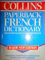 Paperback french dictionary french-english english