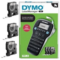 DRUKARKA do etykiet DYMO LM160 + 3 oryginalne taśmy kasety etykiety D1