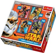 TREFL puzzle 4w1 Star Wars Rebelianci 34231