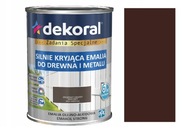 DEKORAL SMALT EMAKOL STRONG 0,9L BRONZ TMAVÝ MAT