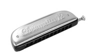 Hohner Chrometta 12 - harmonijka ustna z registrem