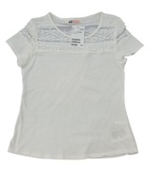 H&M Top z koronką rozm.146/152cm,10-12L