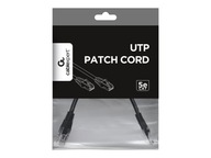 Gembird patchcord kat 5e Utp 0.25m czarn