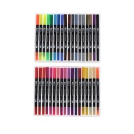 Akvarelové štetcové perá s dvojitým hrotom 36 farieb