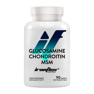 GLUKOZAMINA CHONDROITYNA MSM 90 tabletek WSPARCIE NA STAWY KOŚCI IRONFLEX