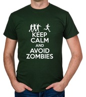 koszulka KEEP CALM AND AVOID ZOMBIES prezent