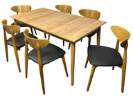 Sada Rozkladací stôl WEGA a 6 stoličiek LUIS Produkt Poľský Mix Farby