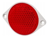 Reflexný kruhový skrutkovací červený fi 75mm WAŚ