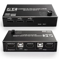 Przełącznik Switch KVM USB HDMI Sumator SPH-KVM22