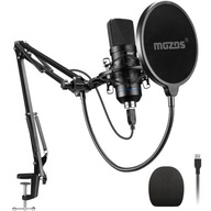 Mikrofon USB pojemnościowy MOZOS MKIT-700PRO v2 kompletny ZESTAW DLA GRACZA