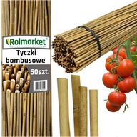 MOCNA TYCZKA bambus DO POMIDORÓW PALIKI TYCZKI BAMBUSOWE KIJ 180cm 50szt