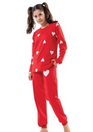 Dievčenské pyžamo bavlna Vienetta 134 zateplené