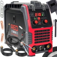 Zvárací poloautomat MIG/MAG, MMA, TIG RED TECHNIC 20-210 A 230 V