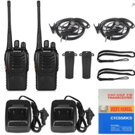 2x BAOFENG BF-888S KRÓTKOFALÓWKI WALKIE TALKIE