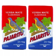 YERBA MATE PAJARITO ELABORADA CON PALO 2 x 1000g 2kg 100 % JERBA MATE