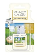 Vonná visačka do auta Yankee Candle Clean Cotton gélová 30 g