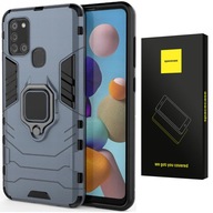 Hátlap Spacecase Samsung Galaxy A21s készülékhez kék
