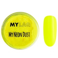 MYLAQ Pyłek Ozdoba Do Paznokci My Neon Dust Yellow