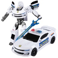 ROBOT AUTÓ RENDŐRSÉG 2in1 transzformációs funkció RENDŐRAUTÓ ÉPÍTŐKÉSZLET