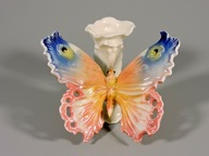 Figúrka motýľ váza starožitný porcelán Karl Ens