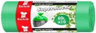 Kuchcik Super Silné Zelené Vrecia na Odpadky 60L 10 ks