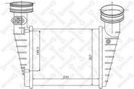 Stellox 10-40157-SX Chladič plniaceho vzduchu