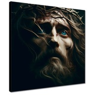 Obrazy 40x40 Jezus Chrystus w koronie