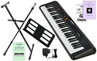 CASIO CT-S200 BK Mobilny keyboard 5 oktaw + Statyw