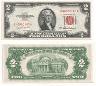 Banknot 2 dolary USA 1953C Red Seal UNC